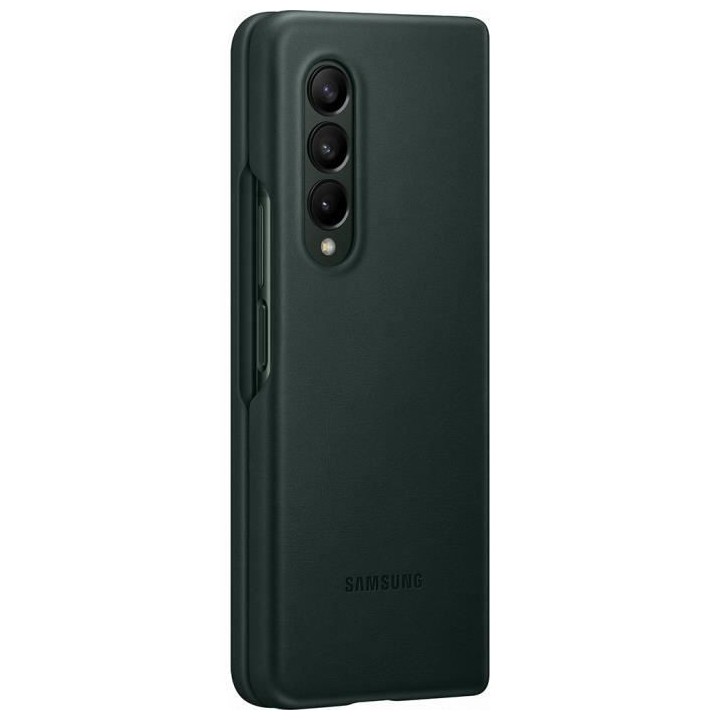 SAMSUNG Z Fold3 Coque en cuir Vert