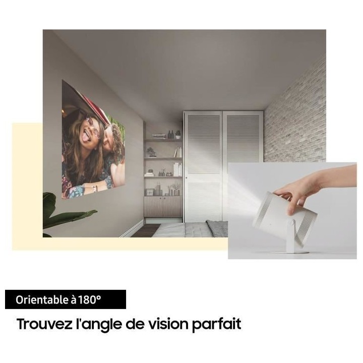Samsung The Freestyle - Mini Vidéoprojecteur portable - Smart TV