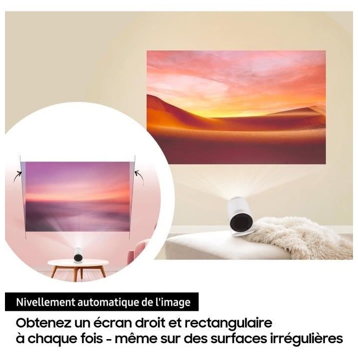 Samsung The Freestyle - Mini Vidéoprojecteur portable - Smart TV