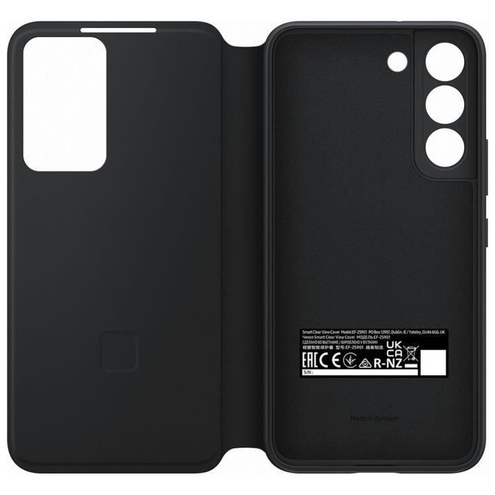 Smart Clear View Cover G S22 Noir