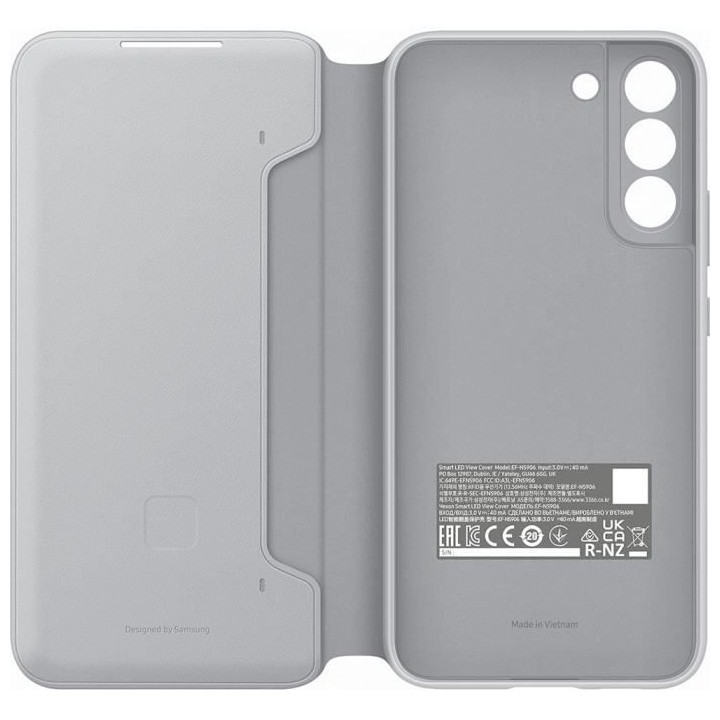 Smart LED View Cover G S22+ Gris clair