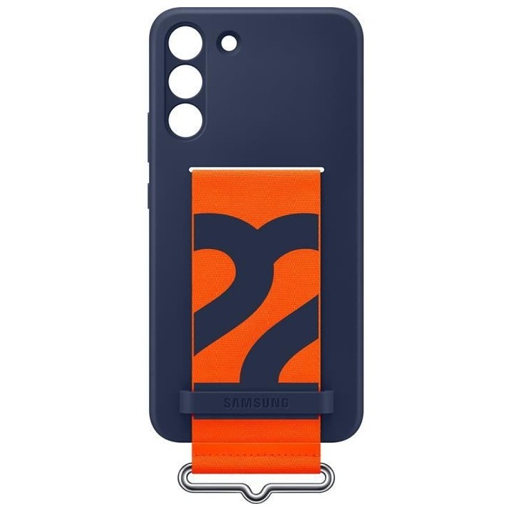 Coque Silicone avec laniere G S22+ Bleu Marine