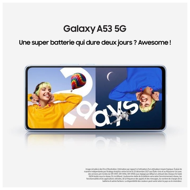 SAMSUNG Galaxy A53 128Go 5G Noir