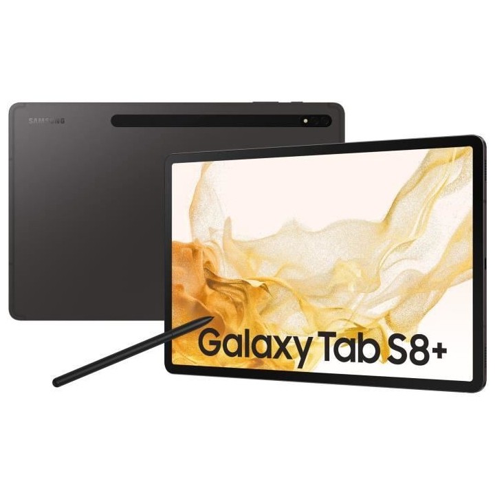 Tablette Tactile - SAMSUNG - Galaxy Tab S8+ - 12.4 - RAM 8Go - 128Go -