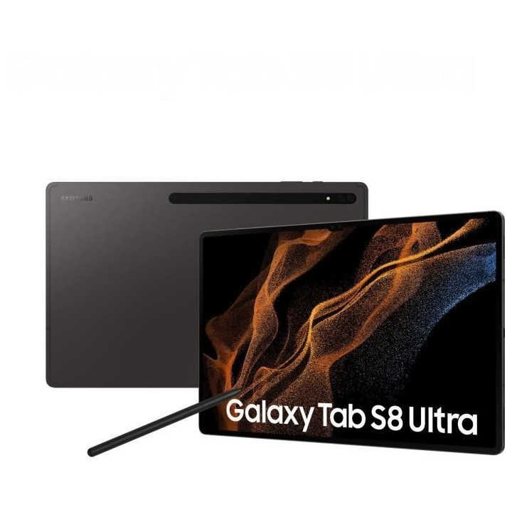 Tablette Tactile - SAMSUNG - Galaxy Tab S8 Ultra - 14.6 - RAM 16Go - 5