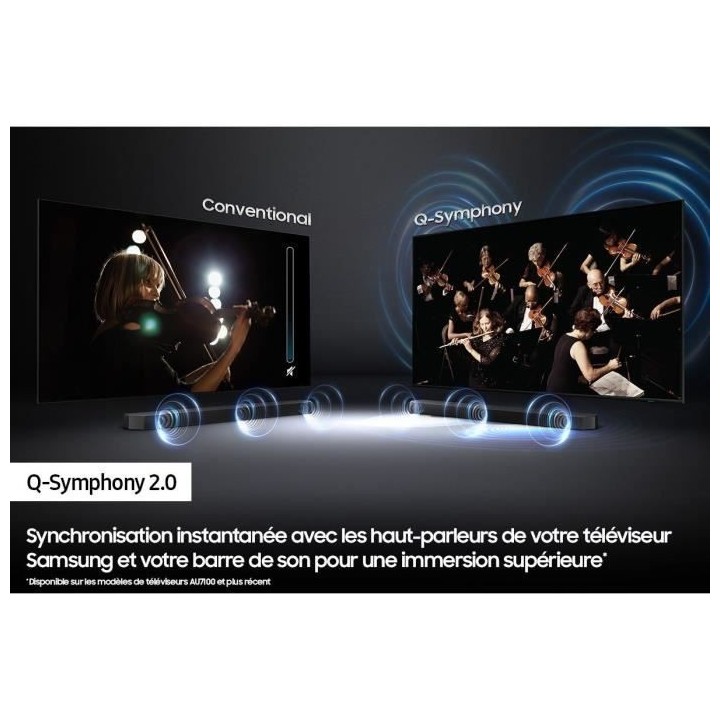 SAMSUNG - Barre de son HW-S50B One Body Caisson intégré 3.0Ch + Blue