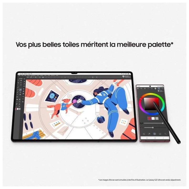 Tablette Tactile - SAMSUNG - Galaxy Tab S8 Ultra - 14.6 - RAM 12Go - 2
