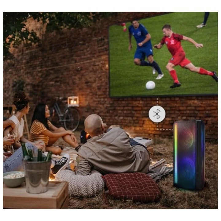 SAMSUNG - Sound Tower MX-ST40B 160W, Son Bidirectionnel, Batterie(12hr