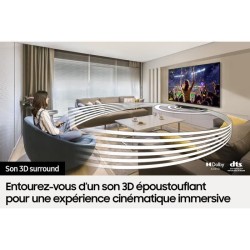 Barre de son 2.1ch 380W + Caisson sans fil 6,5'' + Adaptative Sound Lite + Mode Jeu + Bass Boost + HDMI ARC - SAMSUNG - HW-B530