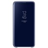 Coque Samsung Clear View Cover Stand S9 - Bleu