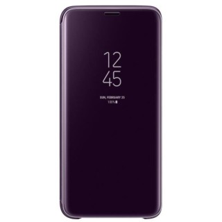Coque Samsung Clear View Cover Stand S9 - Violet