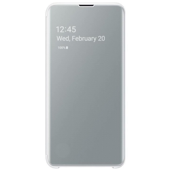 Samsung Clear View cover S10e - Blanc