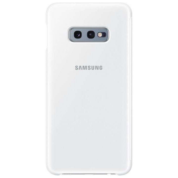 Samsung Clear View cover S10e - Blanc