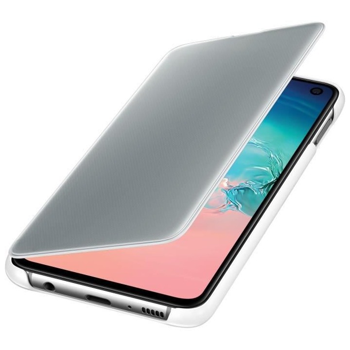 Samsung Clear View cover S10e - Blanc