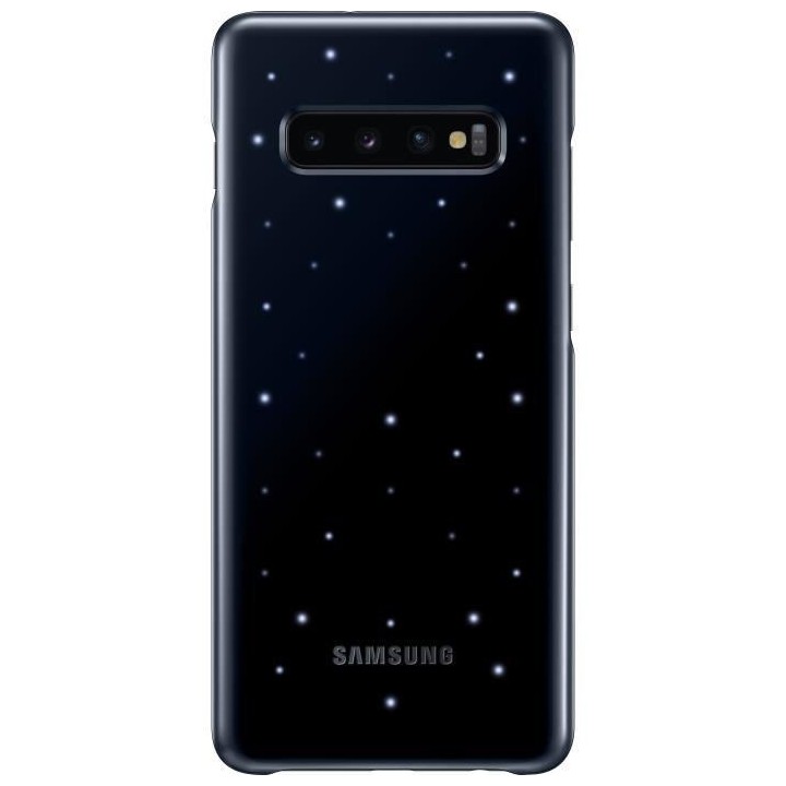 Samsung Coque avec affichage LED S10+ Noir