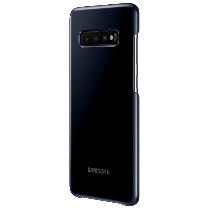 Samsung Coque avec affichage LED S10+ Noir