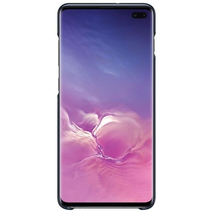 Samsung Coque avec affichage LED S10+ Noir