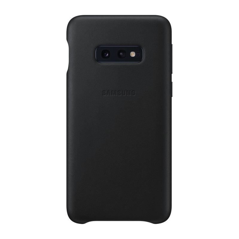 Samsung Coque en cuir S10e - Noir