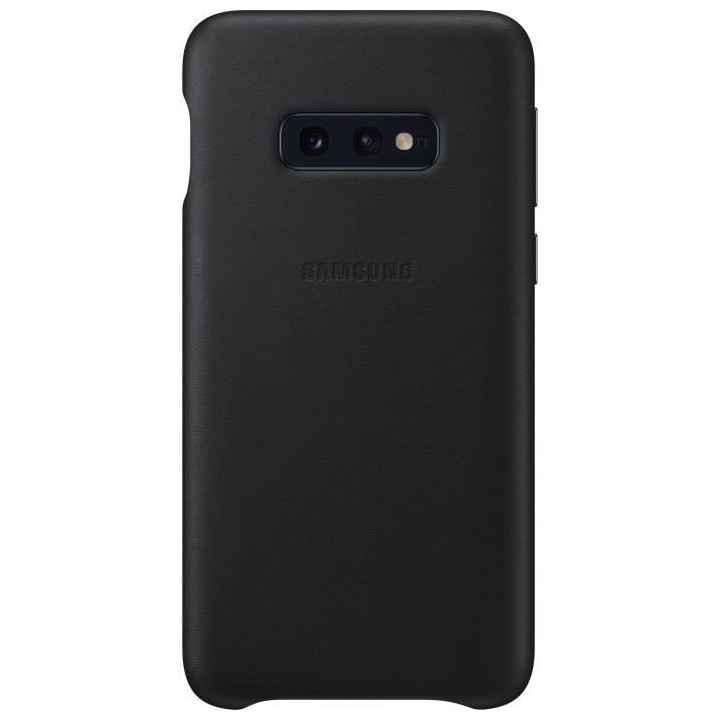 Samsung Coque en cuir S10e - Noir