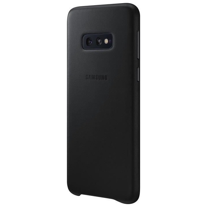 Samsung Coque en cuir S10e - Noir