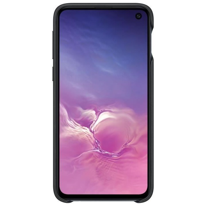 Samsung Coque en cuir S10e - Noir