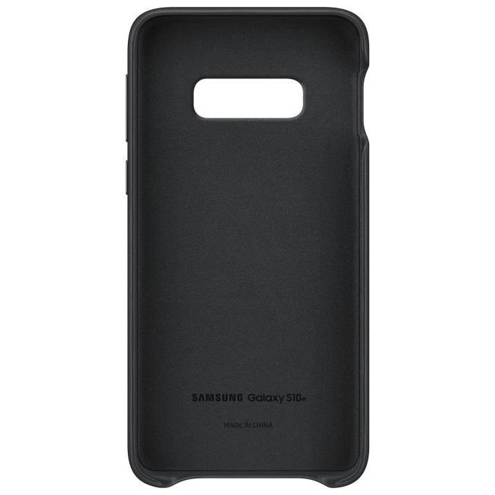Samsung Coque en cuir S10e - Noir