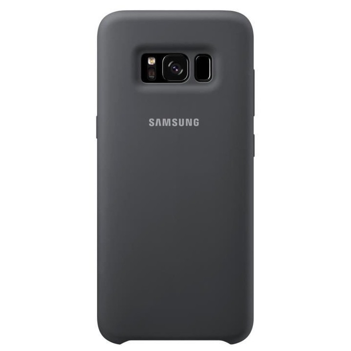 Samsung Coque Silicone S8+ Noir