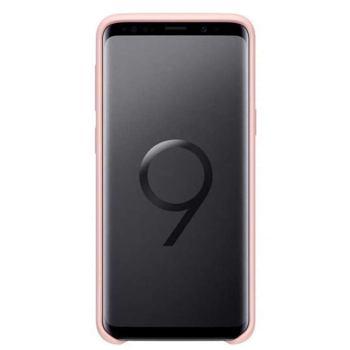 Samsung Coque Silicone S9+ Rose