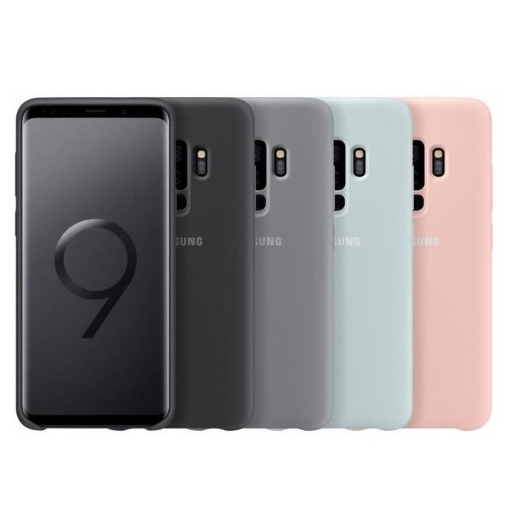 Samsung Coque Silicone S9+ Rose