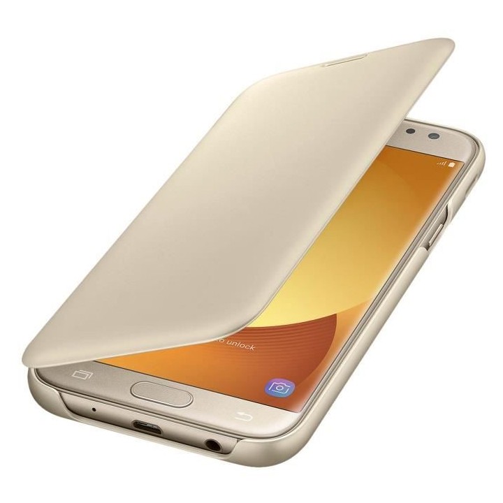 Samsung Etui Flip Wallet J5 2017 - Or