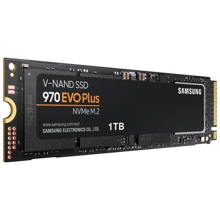 SAMSUNG - SSD Interne - 970 EVO PLUS - 1To - M.2 NVMe (MZ-V7S1T0BW)