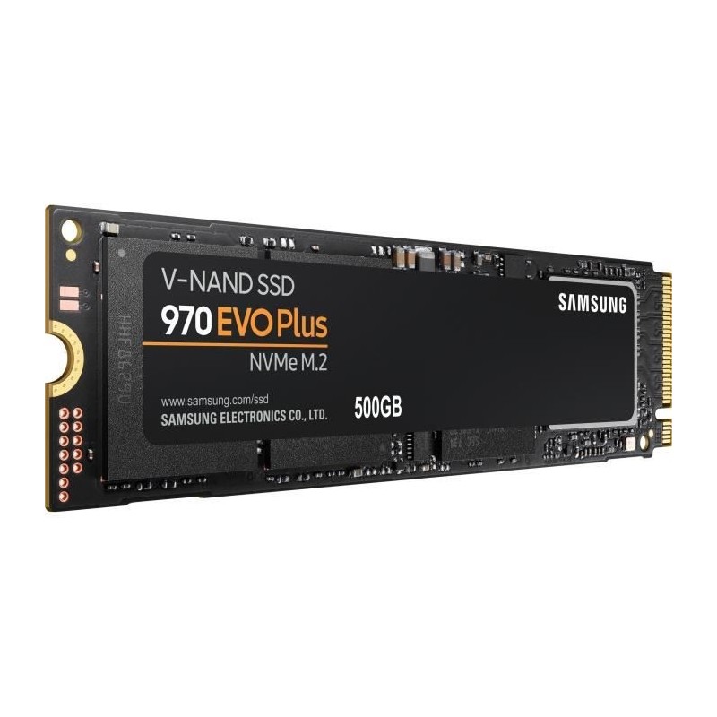 SAMSUNG - SSD Interne - 970 EVO PLUS - 500Go - M.2 NVMe (MZ-V7S500BW)