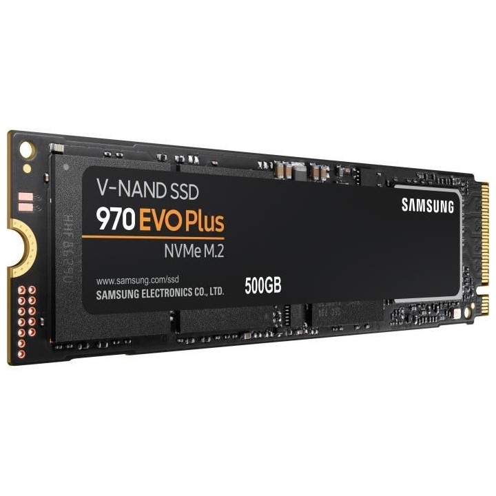 SAMSUNG - SSD Interne - 970 EVO PLUS - 500Go - M.2 NVMe (MZ-V7S500BW)