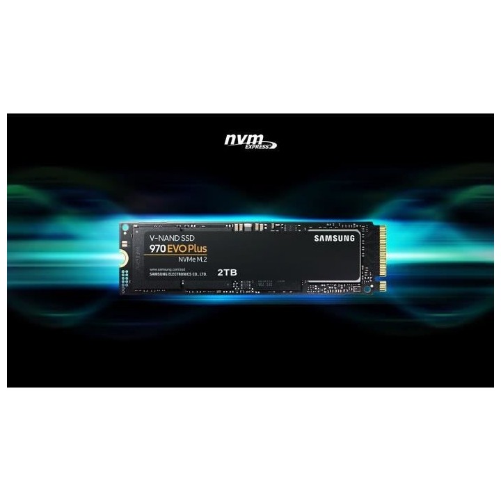 SAMSUNG - SSD Interne - 970 EVO PLUS - 500Go - M.2 NVMe (MZ-V7S500BW)