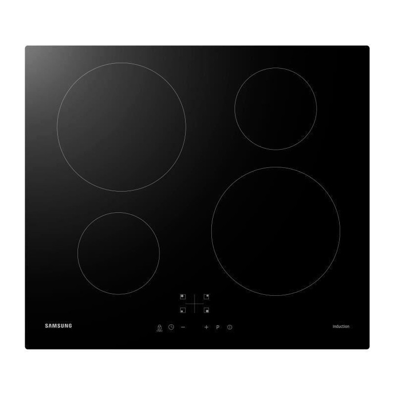 Table de cuisson induction SAMSUNG - 4 zones - L59 x P57 cm - NZ64M3NM1BB/UR