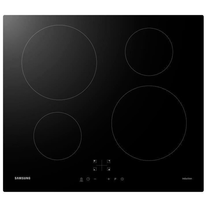 Table de cuisson induction SAMSUNG - 4 zones - L59 x P57 cm - NZ64M3NM