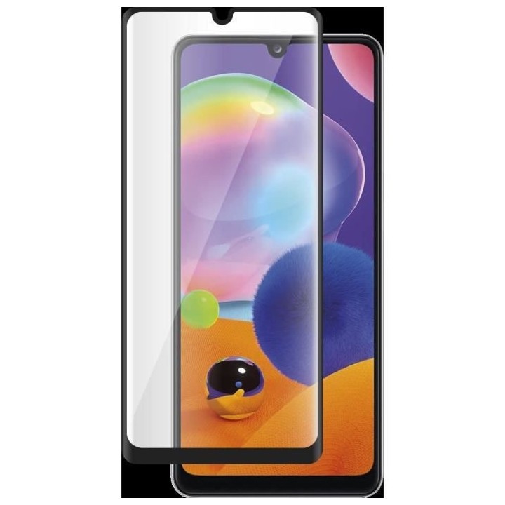Verre trempé 2,5D Galaxy A31 noir