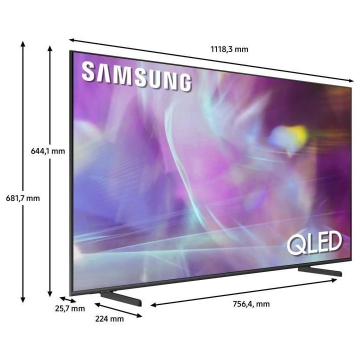SAMSUNG QE50Q60A - TV QLED 4K UHD - 50'' (127 cm) - HDR10+ - Smart TV