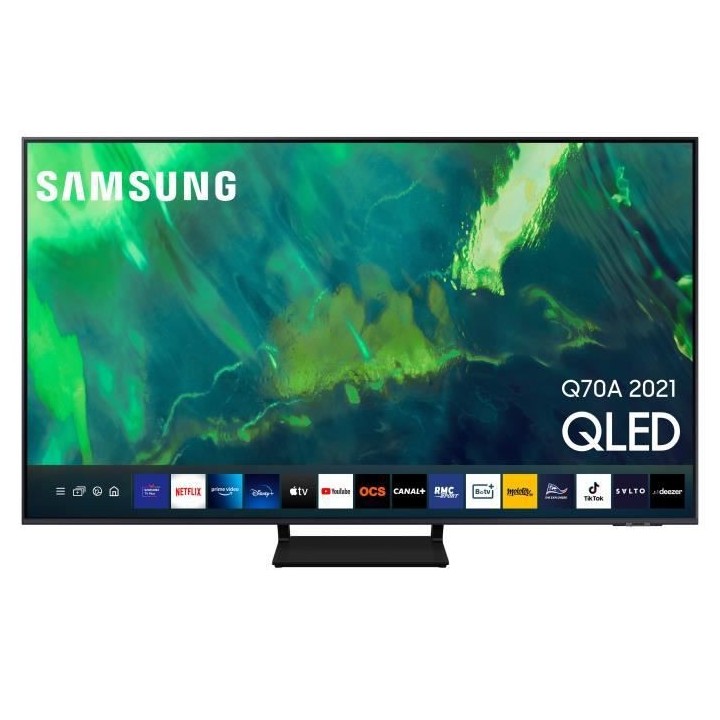SAMSUNG 55Q70A TV QLED UHD 4K - 55 (138 cm) - Dalle 100Hz - Smart TV -