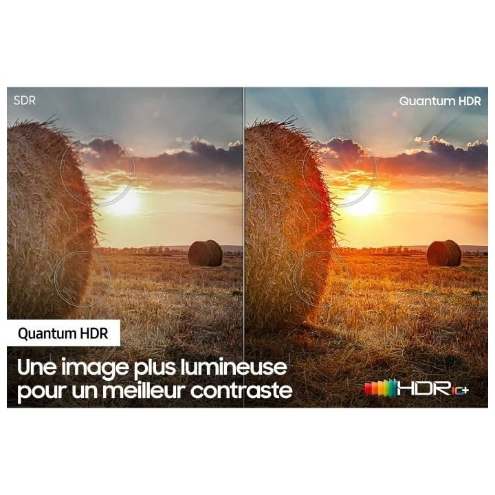 SAMSUNG 55Q70A TV QLED UHD 4K - 55 (138 cm) - Dalle 100Hz - Smart TV -