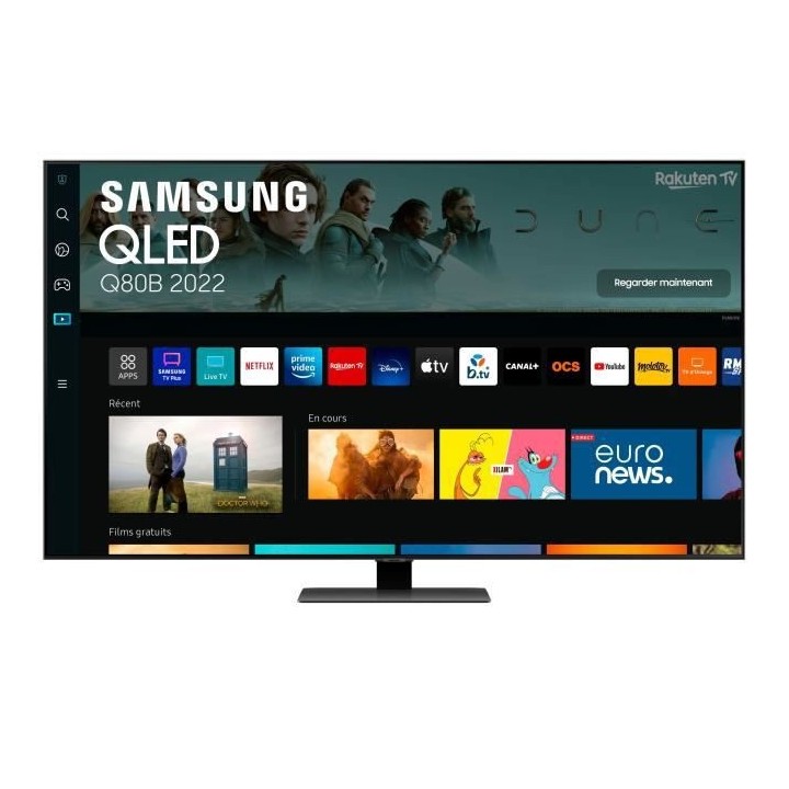 SAMSUNG QE55Q80B - TV QLED 4K UHD - 55'' (140 cm) - Smart TV - Dalle 1