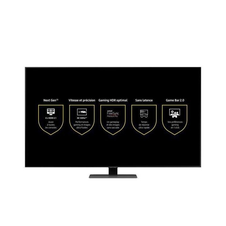 SAMSUNG QE65Q80B - TV QLED 4K UHD - 65'' (165 cm) - Smart TV - Dalle 1