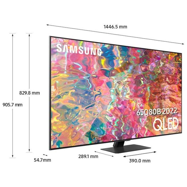SAMSUNG QE65Q80B - TV QLED 4K UHD - 65'' (165 cm) - Smart TV - Dalle 1