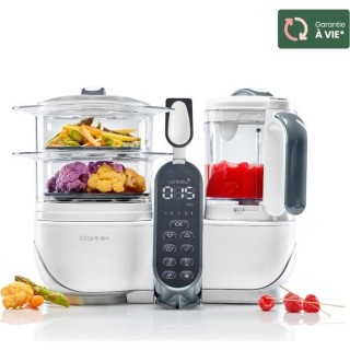 BABYMOOV Nutribaby(+) - Robot Multifonctions 6 en 1 - Cuiseur-vapeur/M