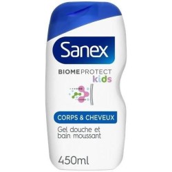 [Lot de 6] SANEX Gels douches Enfant Biome Protect Dermo Corps et Cheveux - 450 ml