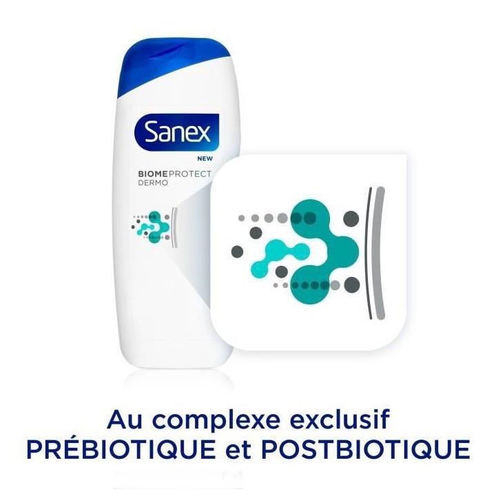 [Lot de 6] SANEX Gels douches Hydratant - 450 ml
