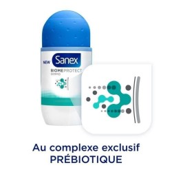 Lot de 6 SANEX Déodorant BiomeProtect Dermo Hydratant Bille - 50 ml