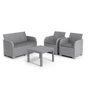 Salon de jardin - en résine - Allibert by KETER - 4 personnes - SanRe