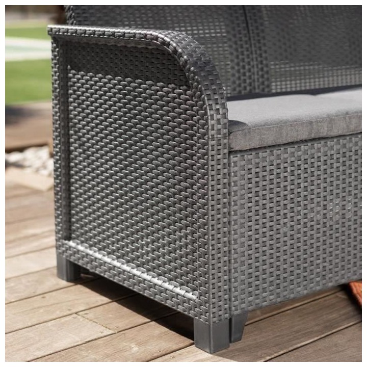 Salon de jardin - en résine - Allibert by KETER - 4 personnes - SanRe