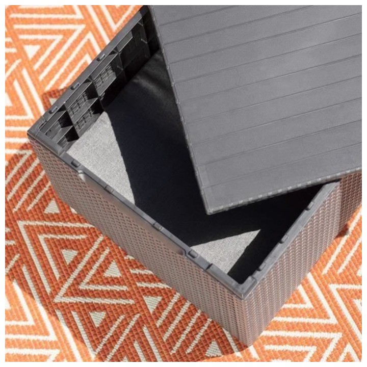 Salon de jardin avec coffre de rangement - résine - Allibert by KETER